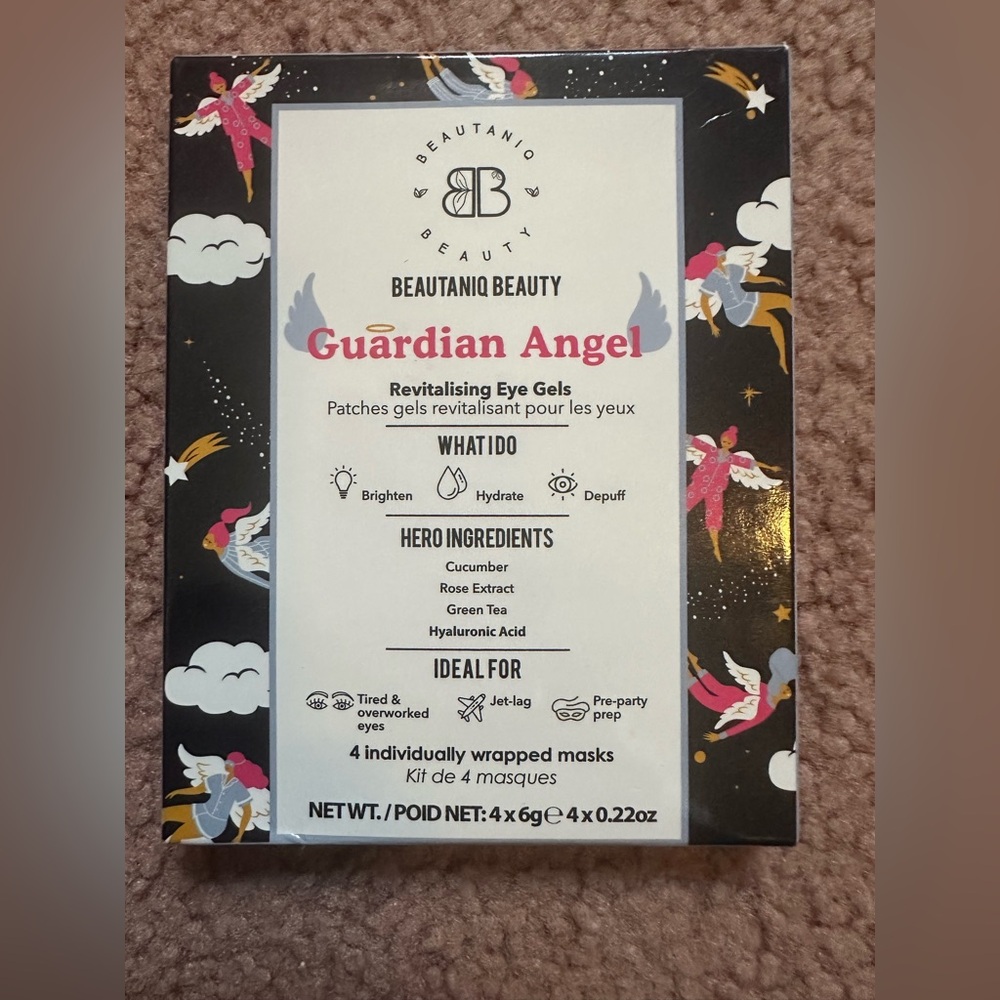 NIB BEAUTANIQ BEAUTY Guardian Angel Revitalizing Eye Gels 4-Pack ~ New
